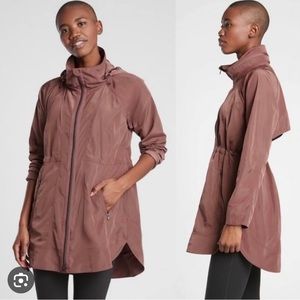 🟡 Athleta Drip Drop Rain Jacket
